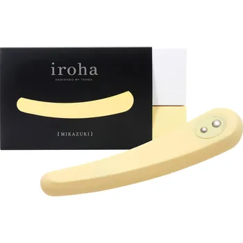 Vibrátor TENGA Iroha Mikazuki - tyčový vibrátor (žlutý)