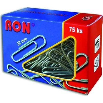 Kancelářská sponka 453 dopisová spona 32 mm, 75ks