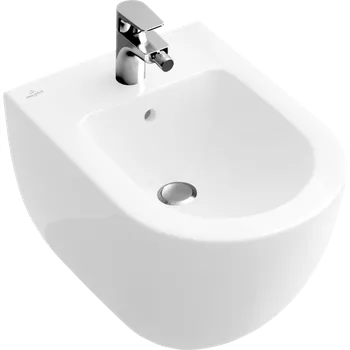 Bidet Villeroy & Boch Subway 2.0 - Závěsný bidet compact, 355x480 mm, alpská bílá 54060001