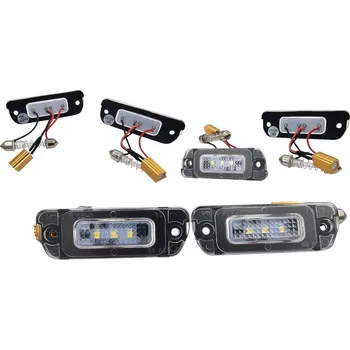 Osvětlení SPZ LED OSVĚTLENÍ SPZ MERCEDES GL-Class X164 06-12 ML-Class W163 98-02