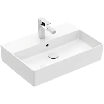 Umyvadlo Villeroy & Boch Memento 2.0 - Umyvadlo 600x420 mm, broušené, s přepadem, alpská bílá 4A226G01