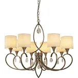 Searchlight 1608-8AB ALBERTO závěsné svítidlo E14 8x7W