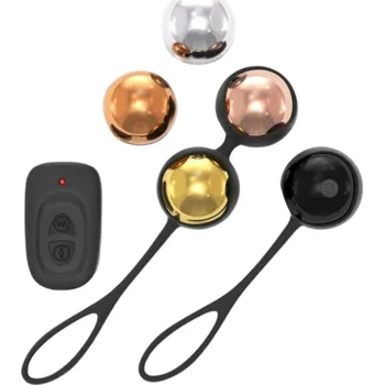 Dorcel tréninkové kuličky - rádiový, variabilní set gejša kuliček