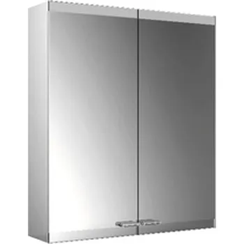 Koupelnový nábytek Emco Evo - Osvětlená nástěnná zrcadlová skříňka LED 600 mm, zrcadlová 939708003