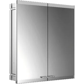 Koupelnový nábytek Emco Evo - Osvětlená vestavná zrcadlová skříňka LED 600 mm, zrcadlová 939708013