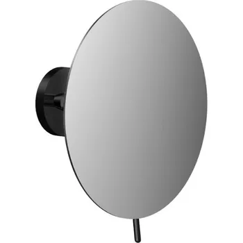 Zrcadlo Emco Cosmetic mirrors Round - Nástěnně kulaté kosmetické zrcadlo, Ø200 mm, 3x zvětšení, černé 109413338