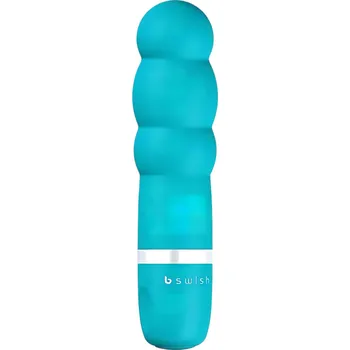 Vibrátor B SWISH Bcute Pearl - vodotěsný perlový vibrátor (tyrkysový)