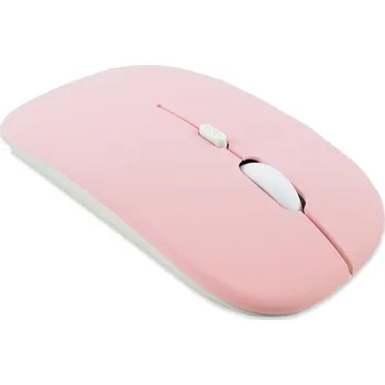Myš Bezdrátová počítačová myš 2.4G pro PC, IPAD, IPHONE Barva: Růžová