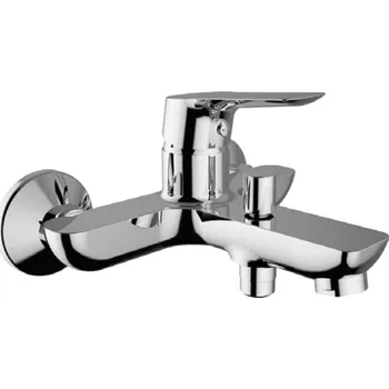 Vodovodní baterie Teorema Up - Vanová baterie nástěnná, chrom 9U160
