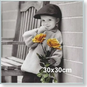 Obraz Hliníkový rám na fotografii nebo plakát 30x30 cm, stříbrný matný