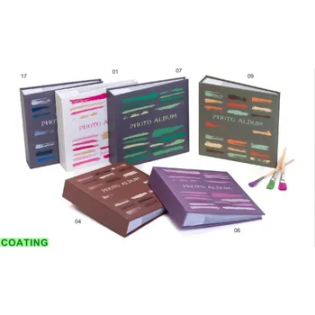 Fotoalbum Fotoalbum 10x15/100 foto COATING zelené oranžové pruhy kph