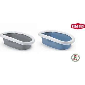 Toaleta pro kočku Toaleta pro kočky Sprint 10 - kočičí WC, nekrytá, 31 x 43 x 14 cm, šedá