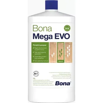 Lak na dřevo Bona Mega EVO mat 1 l (čistíci-ošetřující prostředky a laky na podlahu)