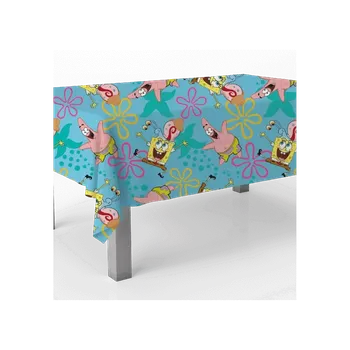 Jednorázový ubrus Plastový ubrus Sponge Bob 120 x 180 cm