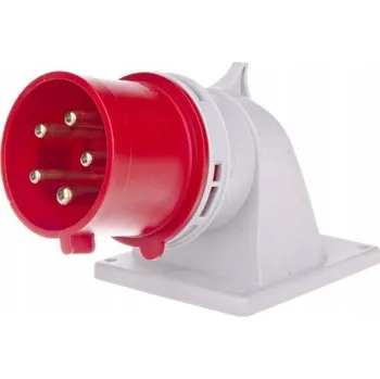 Elektrická zásuvka Elektrická Zásuvka zásuvka Pce červená