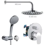 Ideal Standard Set 3 - Sprchový systém s podomítkovou pákovou baterií CeraFlex, komplet, chrom IS Set 3