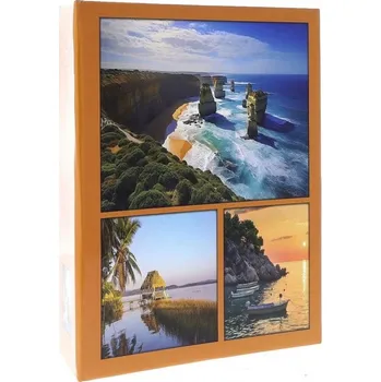 Fotoalbum Zastrkávcí fotoalbum 10x15/304 AUG hnědé GEDEON