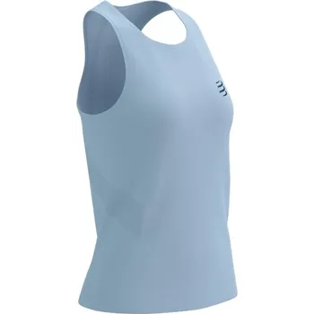 Dámské oblečení Compressport tielko Performance Singlet W cashmere blue S