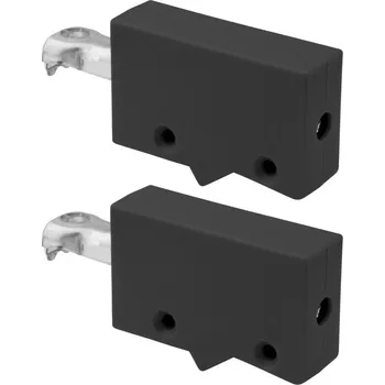 Nábytkové kování Walteco Rektifikační kování, nosnost 35 kg, černé, 2 ks