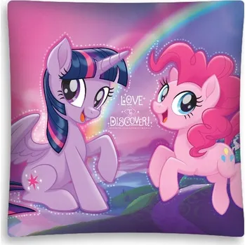 Povlak na dekorativní polštářek Povlak 40 x 40 polštáře Detexpol Můj malý poník