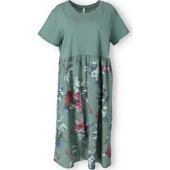 Dámské šaty Bavlněné šaty KVĚT TODAY 25048 barva: zelená-khaki