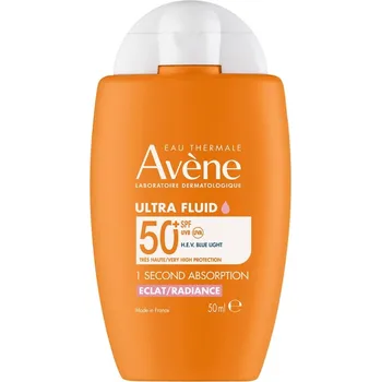 Pleťový krém Avène Rozjasňující ochranný pleťový fluid SPF 50+ Radiance (Ultra Fluid) 50 ml + 2 měsíce na vrácení zboží
