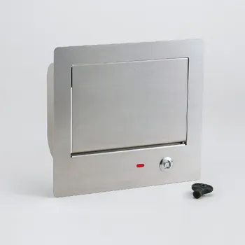 Nábytkové kování Nerezová vhozová dvířka s klíčem AZ-GD230L-HL