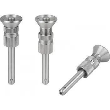 Fixační čep s kuličkou a hřibovitou rukojetí z nerezové oceli s vysokou pevností ve střihu, nastavitelný 03418-10-13516080