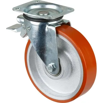 Kolečko Transportní kolečka s brzdou MI-LB520.C10.125