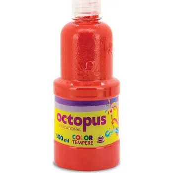 Vodová barva Temperová barva UNICOLOR 500 ml, červená