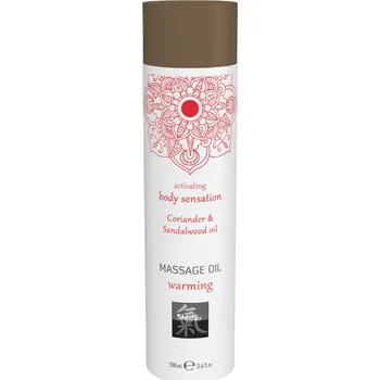 Masážní přípravek Shiatsu Warming - masážní olej - koriandr-santalové dřevo 100ml