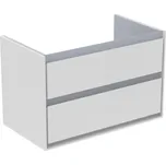 Ideal Standard Connect Air - Skříňka pod umyvadlo 800 mm, 2 zásuvky, bílá lesklá E0819KN