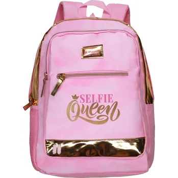 Sportovní batoh Batoh studentský jednokomorový Rainbow Max Selfie Queen, rozměry 47 x 29 x 20 cm