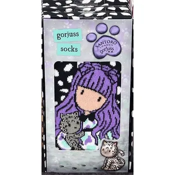 Pánské ponožky Ponožky Santoro London - Smitten Kitten, délka chodidla 25 - 28 cm