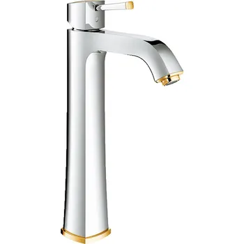 Vodovodní baterie GROHE Grandera - Páková umyvadlová baterie DN 15, velikost XL, chrom / zlatá 23313IG0