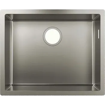 Nerezový dřez Hansgrohe S71 S719-U500 Dřez pod desku 500, nerezová ocel, 43427800