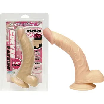 Dildo NMC 7.5 - Přírodní zakřivené dildo (19 cm)