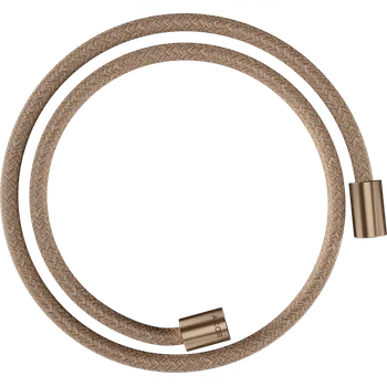 Sprchová hadice AXOR ShowerSolutions textilní sprchová hadice 1,25 m s válcovými matkami, kartáčované červené zlato, 28228310