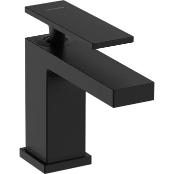 Vodovodní baterie Hansgrohe Tecturis E Páková umyvadlová baterie 80 CoolStart EcoSmart+ bez odtokové soupravy, matná černá 73001670
