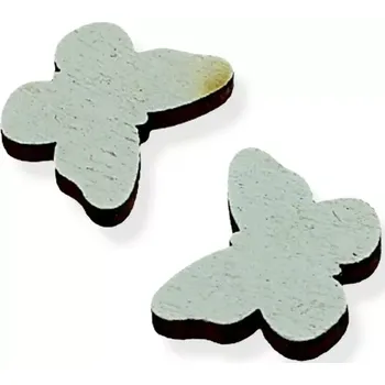 Dřevěný motýlek vintage - 10 ks