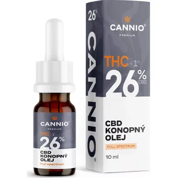 CBD CBD konopný olej 26% Full Spectrum s 1% THC 10ml