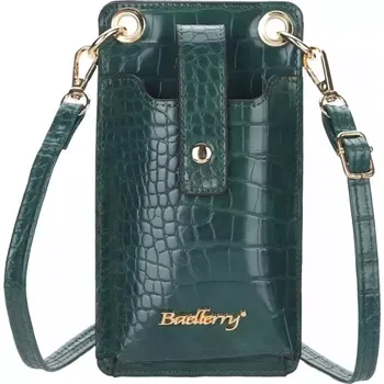 Peněženka Baellerry Dámská peněženka na mobil s popruhem Gina Zelená