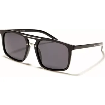 Sluneční brýle POLARIZED OVAL BROW sluneční brýle Černé matné