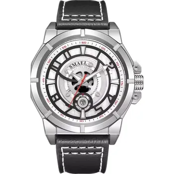 Hodinky Smael 9163 Pánské analogové hodinky Stříbrný