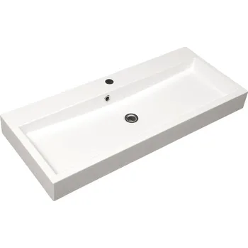 Umyvadlo Vima 185 - Umyvadlo na zeď 500x420 mm, bílá