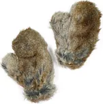 ArtOfPolo dámské chlupaté rukavice Nuuk Hnědé