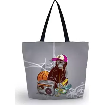 Plážová taška Huado nákupní a plážová taška - Opice na tahu