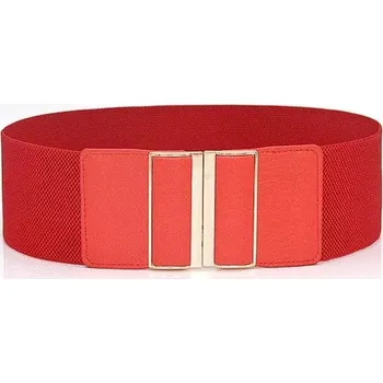 Opasek Dámský pásek na šaty s přezkou Tejada Červený