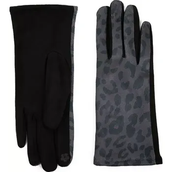 Rukavice ArtOfPolo dámské rukavice Leopard Šedé