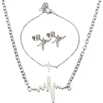 Souprava šperků Souprava šperků z chirurgické oceli Still Alive Stříbrný